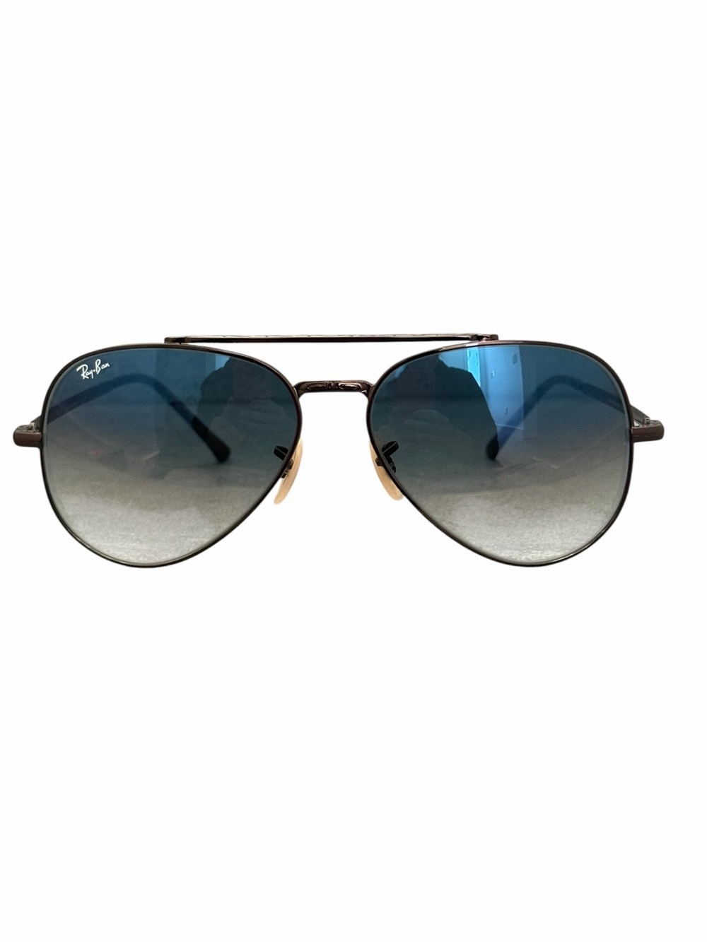 Like New! Ray-Ban New Aviator Gradient Blue Sunglasses